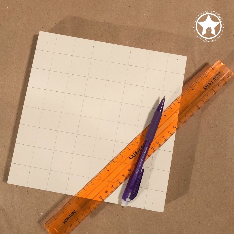 blue star grid blue star grid Four Easy Steps to Paint a Barn Quilt